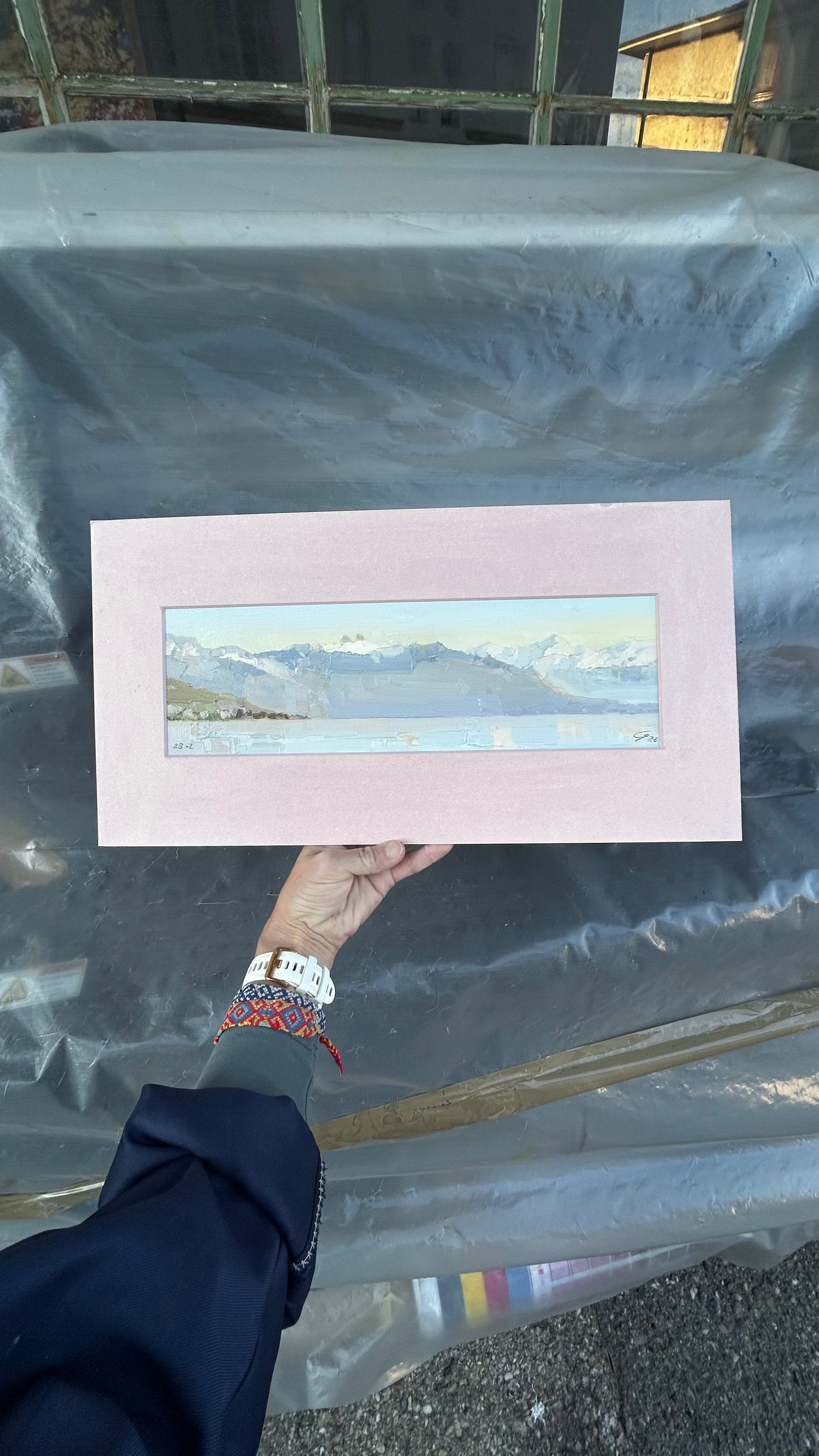 Dernier jour de l'hiver. L'hiver est terminé. 28.02.2026. 11x37 cm.