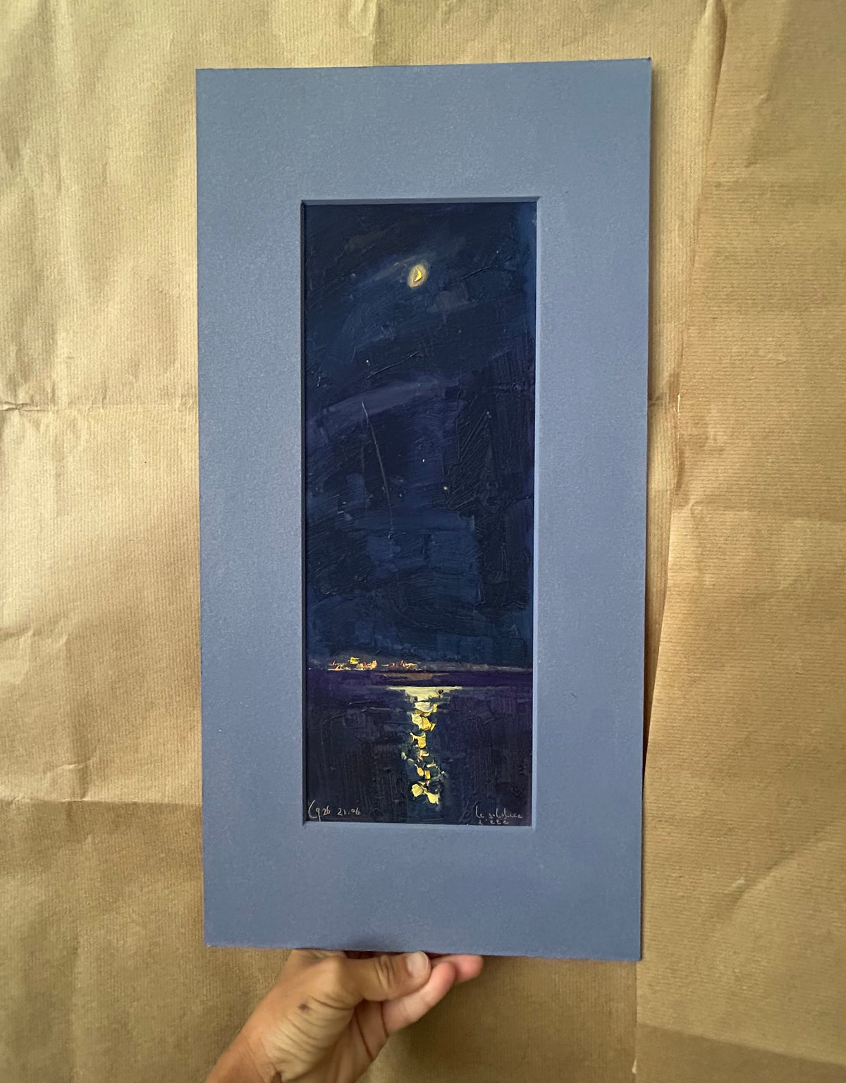 ! Le soltice d'été. Lutry. 21.06.2026. 13.5x36.5 cm