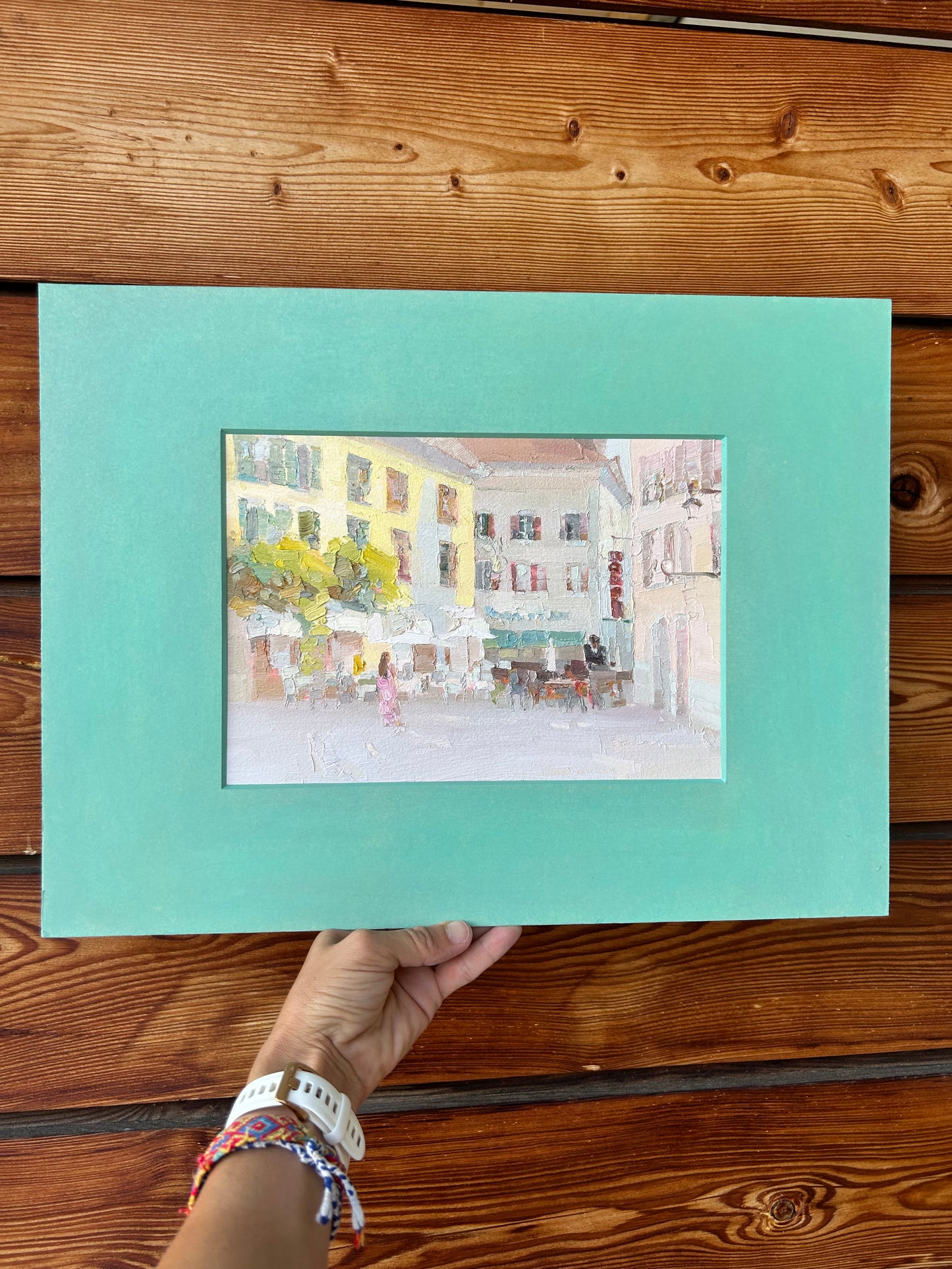 0 Place des Halles. Lutry. June 2025. 18x26 cm.