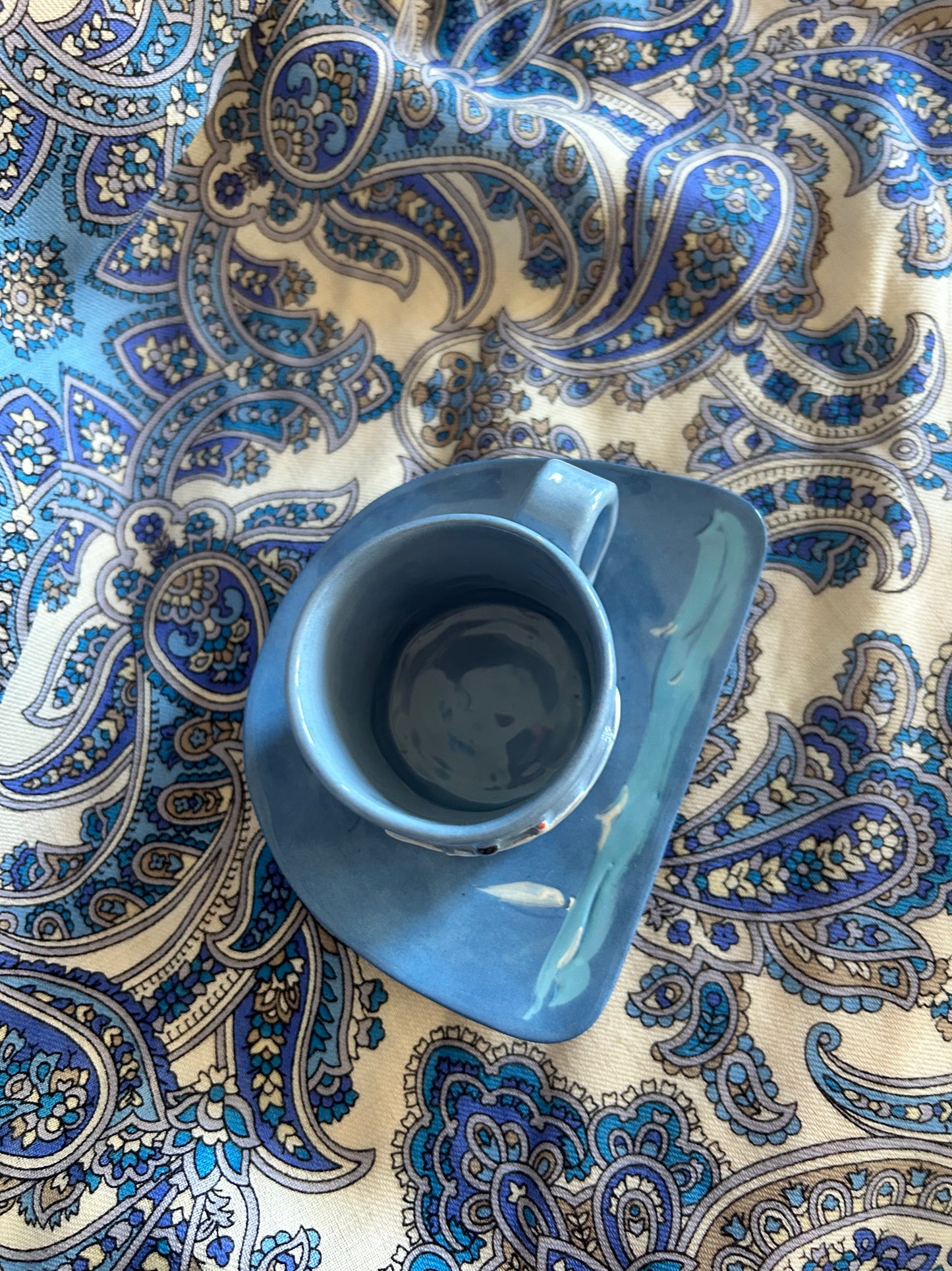 00_Cup#2, with plate, « Blue Léman » série