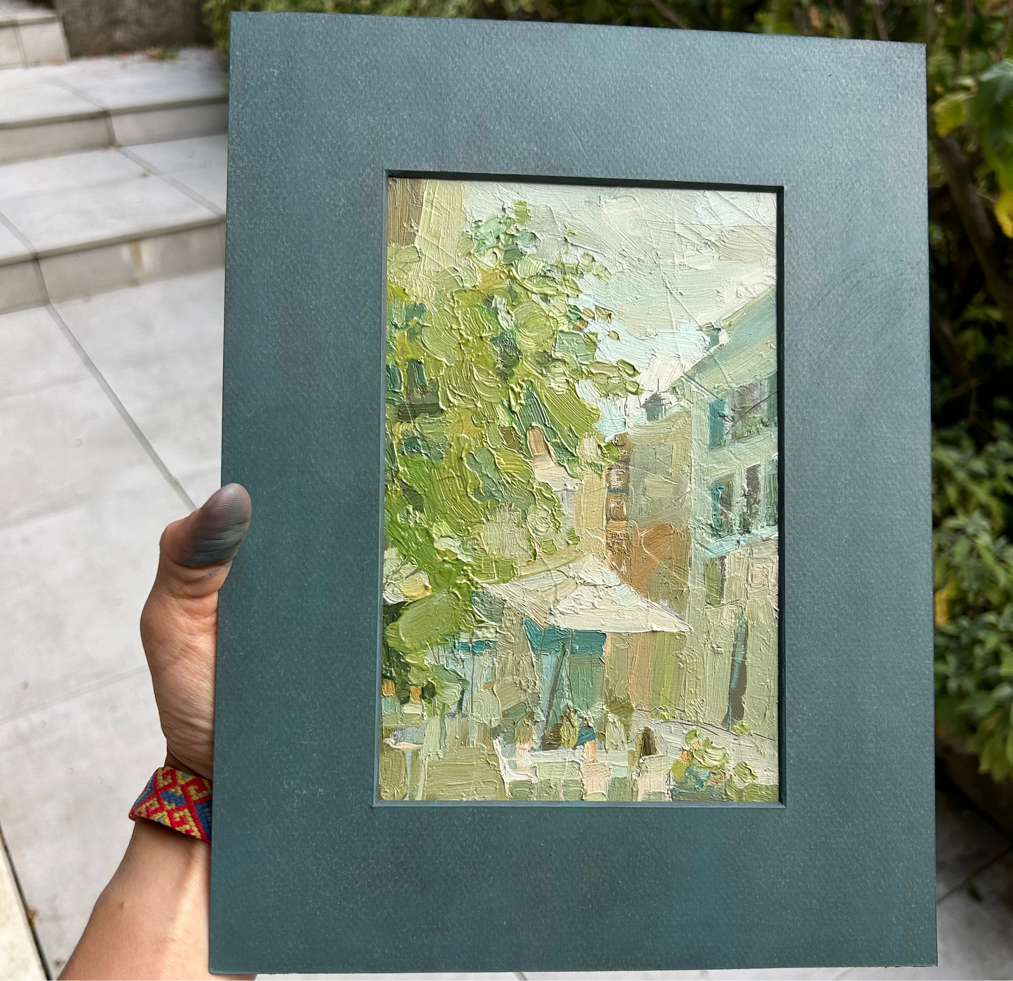 Cafe Vincent. Lutry. 12x19cm