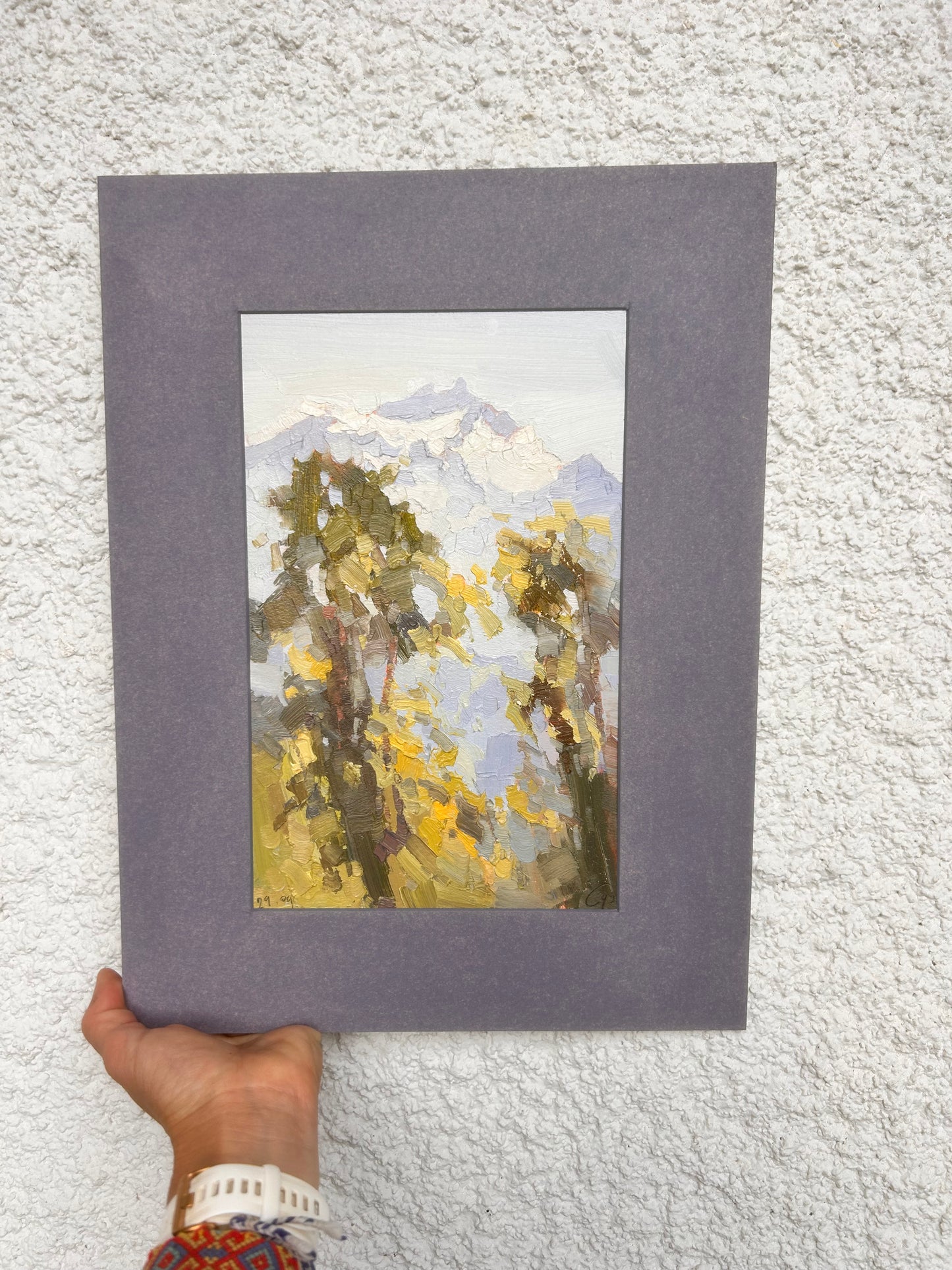 *Transparent air. Dents du Morcle. 29.09.2025. 16.5x26.5 cm