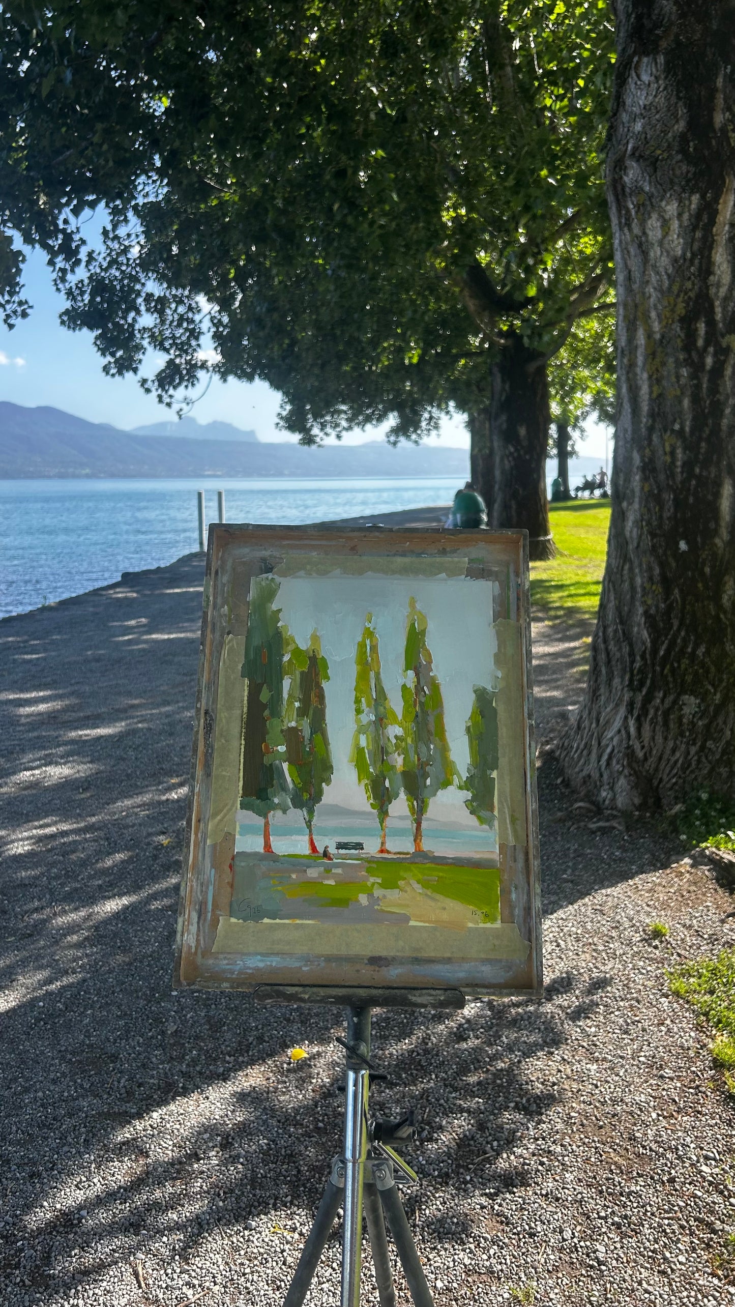 ! Cully, afternoon light. 15.06.2026. 23x32 cm