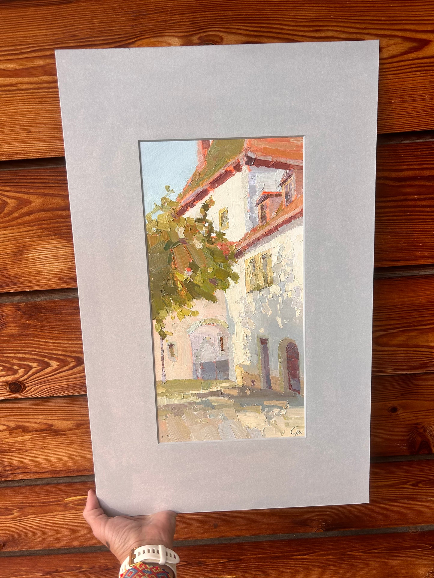 !Shades and lights, Château de Lutry. 1.10.2025. 18x35 cm
