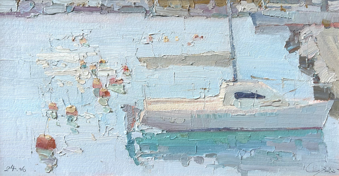 Lutry new port. 24.06.2025. 14x26.5 cm