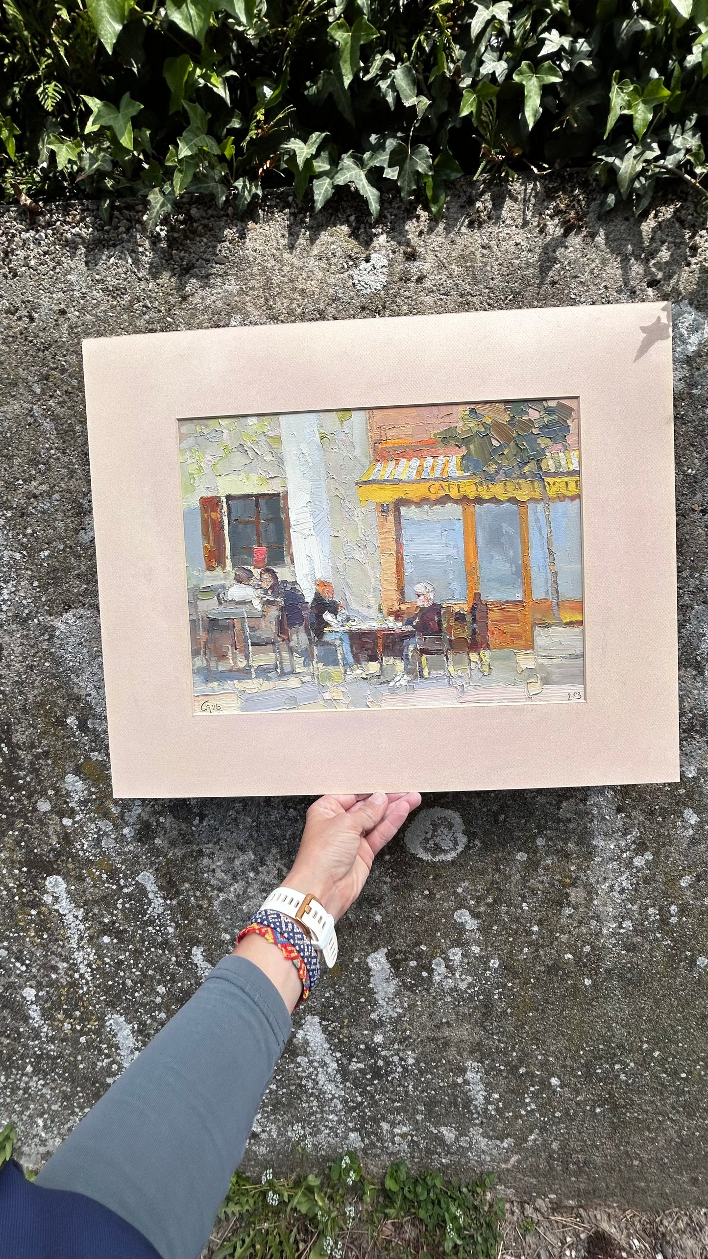 Cafe de La Poste. Lutry. 02.03.2026. 27x36 cm