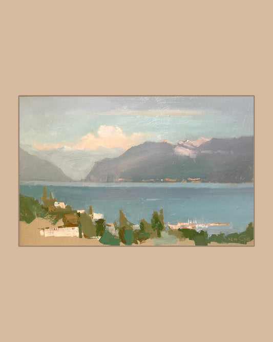 !Pully. View from Temple. 22.06.2026. 26x36 cm