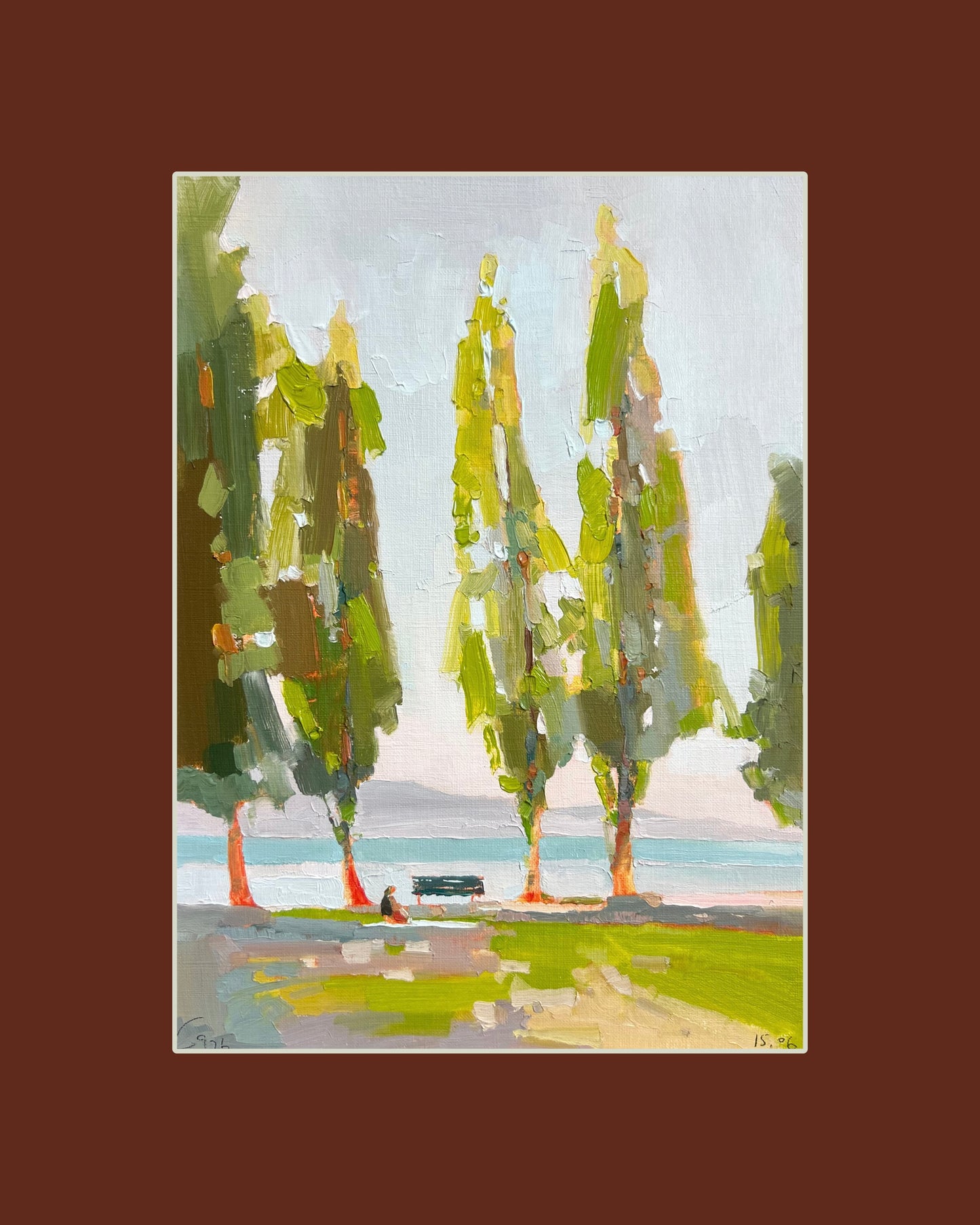 ! Cully, afternoon light. 15.06.2026. 23x32 cm