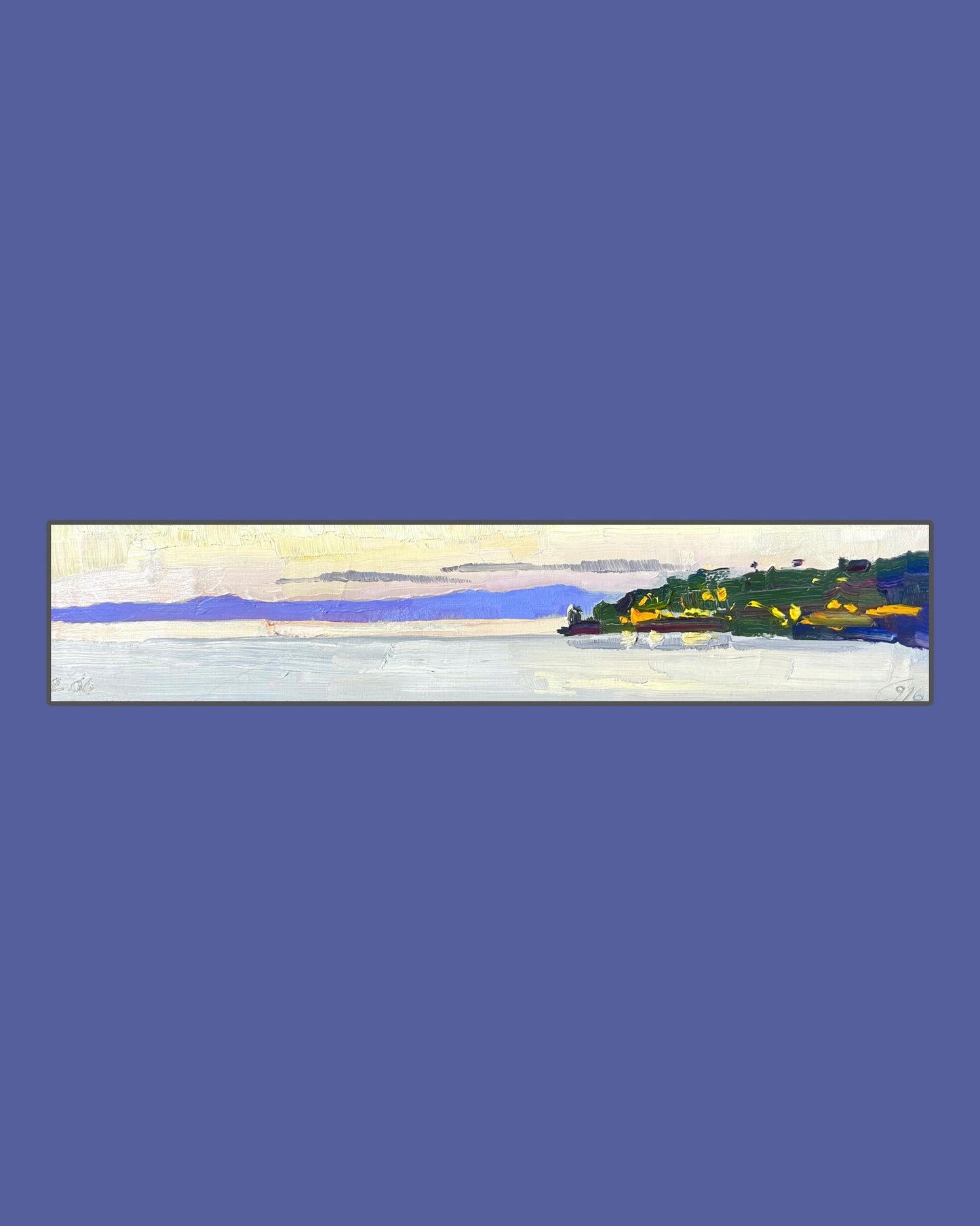 ! Sunset from St. Saphorin. 12.06.2026. 8x36 cm