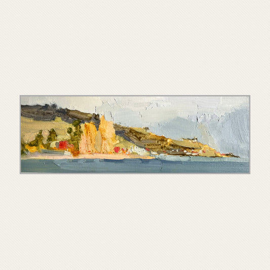 Clouds and shade. Lutry. 28.02.2024. 9x28 cm
