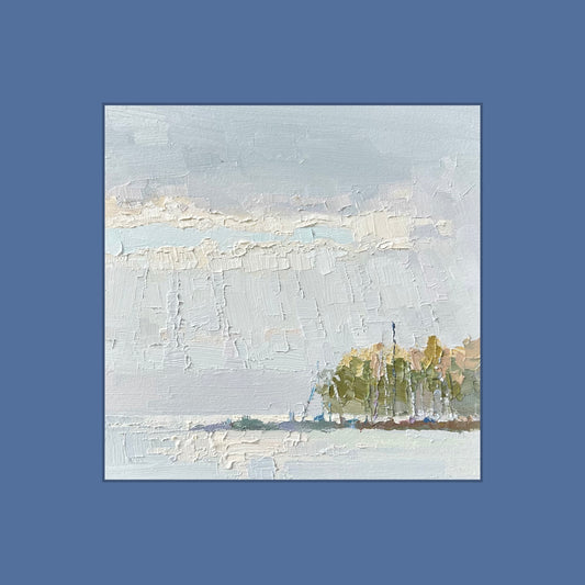 00_Light through the clouds. View from parking of Lutry Plage. 26.06.2025. 20.5x20.5 cm