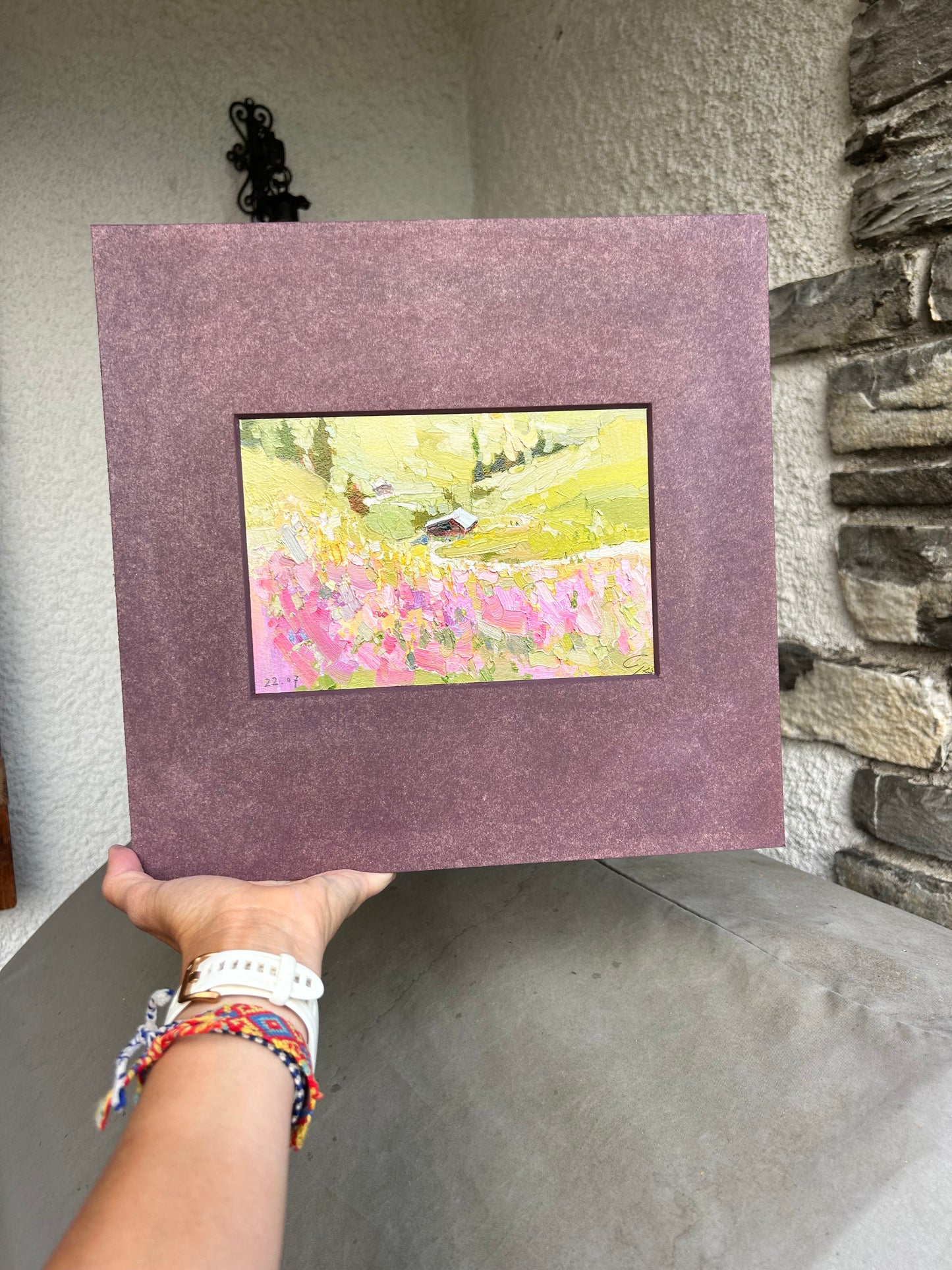 0 Mountains blooming. Roc D'Orsay. 22.07.2025. 13.5x20 cm.