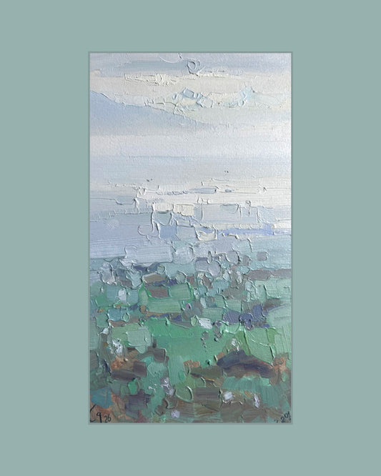 !Transparency and fog, Léman, Lutry. 22.02.2026. 14.5x26 cm