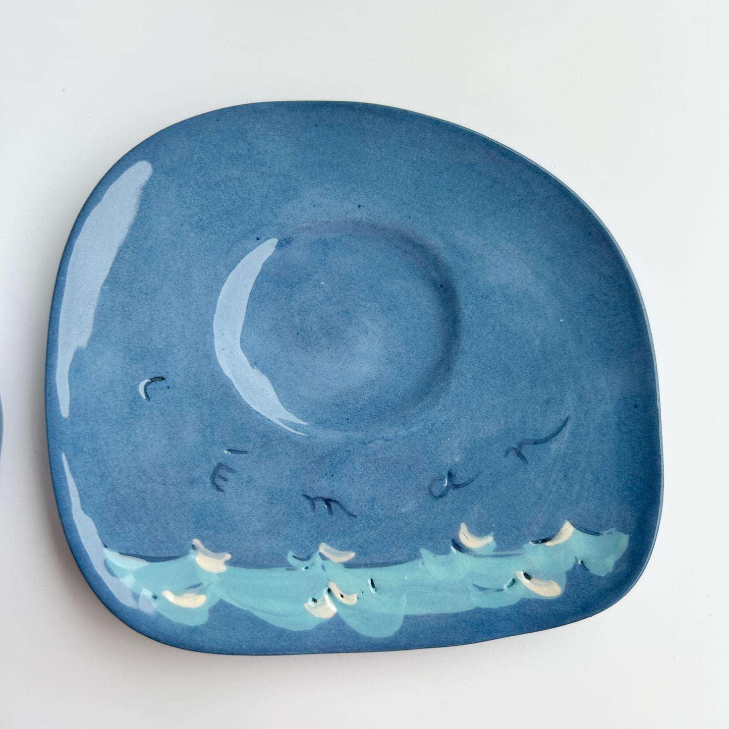 00_Cup 6cm x 5.5 cm diameter, with plate, « Blue Léman » série