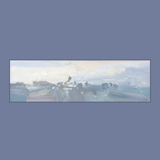 In the clouds. Dents du Midi. May 2025. Chesières. Villars-sur-Ollon. 10.5x36 cm
