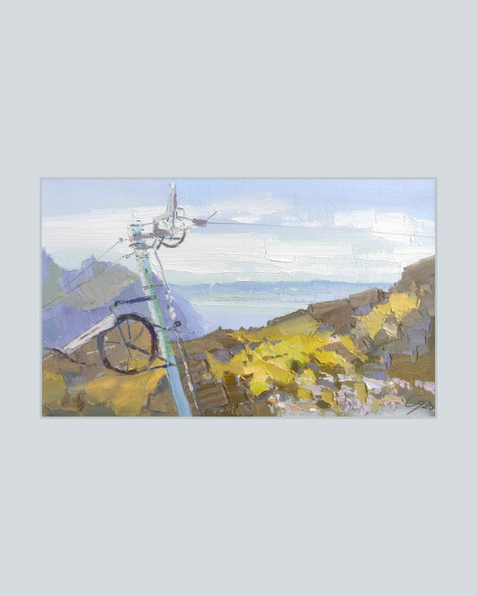*Roc D'Orsay, view to Léman, 3.09.2025. 16x26 cm