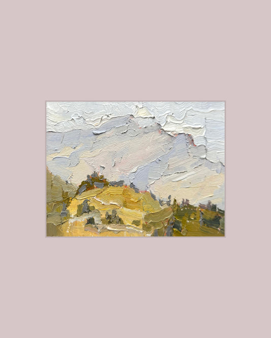 *View to La Para summit from Roc d'Orsay. 26.08.2025. 9.5x12.5 cm