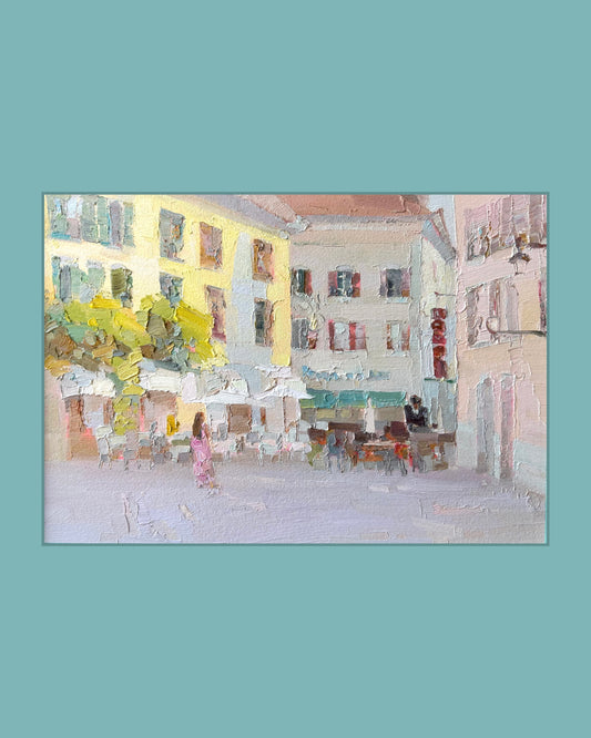0 Place des Halles. Lutry. June 2025. 18x26 cm.