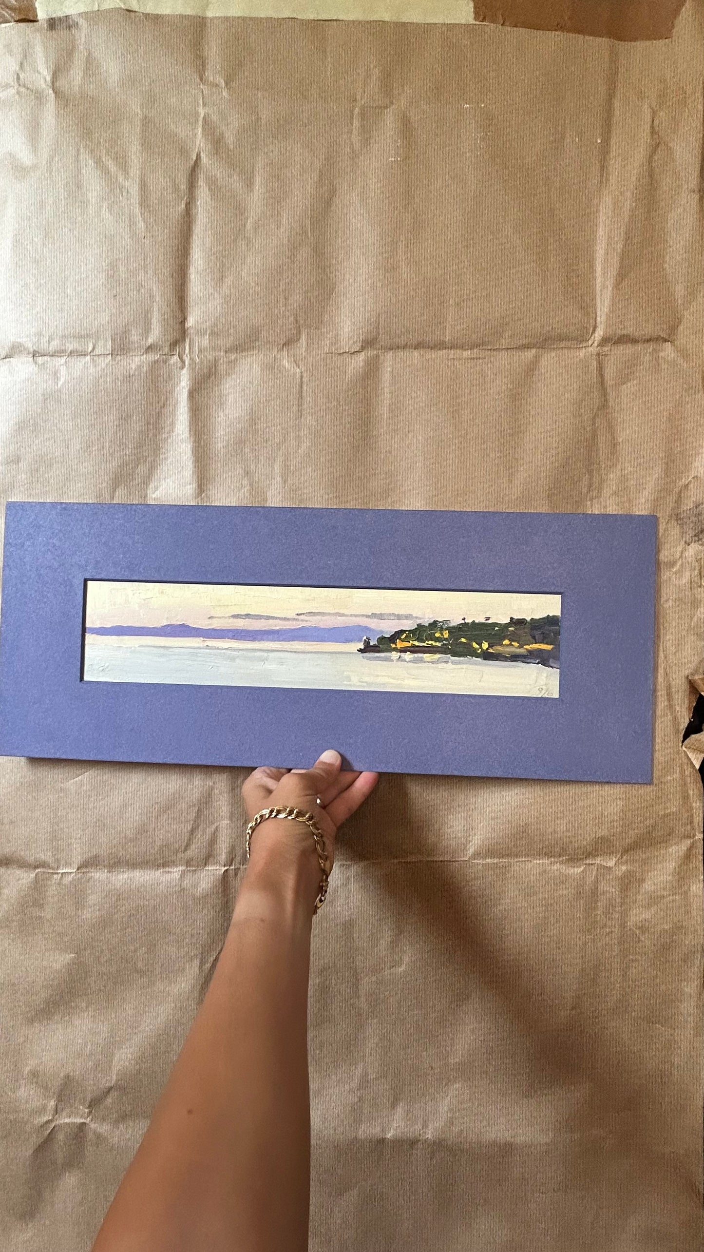 ! Sunset from St. Saphorin. 12.06.2026. 8x36 cm