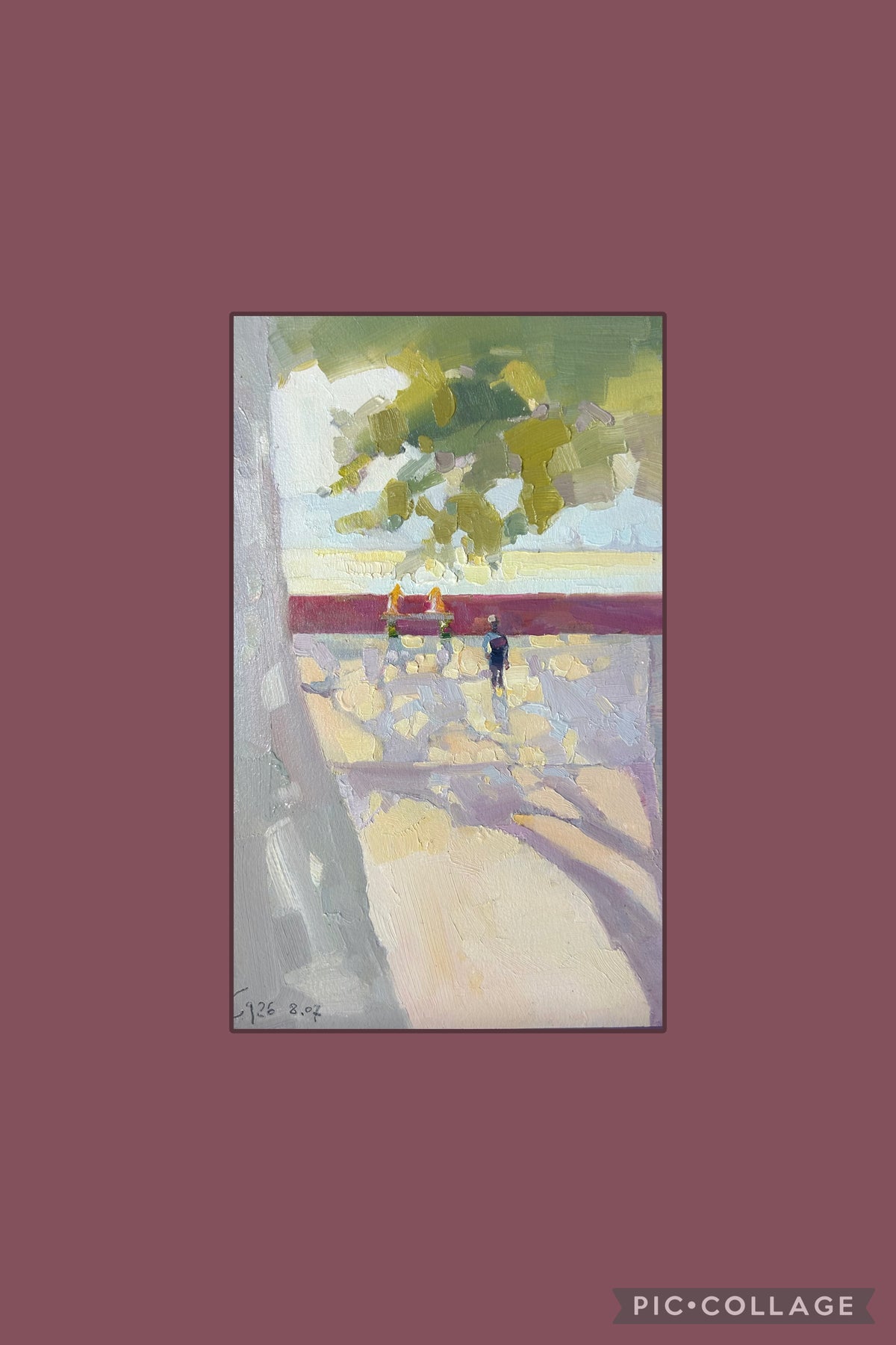 ! Boy on the playground,Lutry. 8.07.2026. 16x26 cm