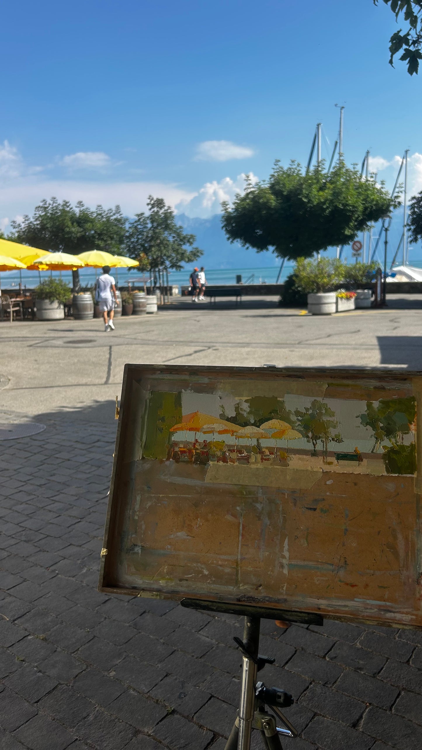 L’été, c’est la fête. Café de la Poste, Lutry.