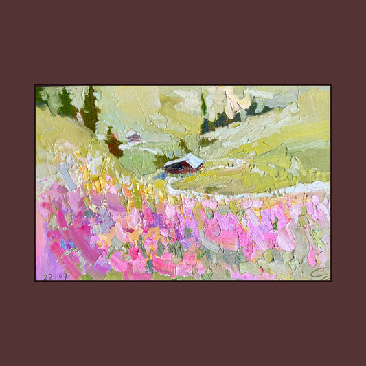 0 Mountains blooming. Roc D'Orsay. 22.07.2025. 13.5x20 cm.