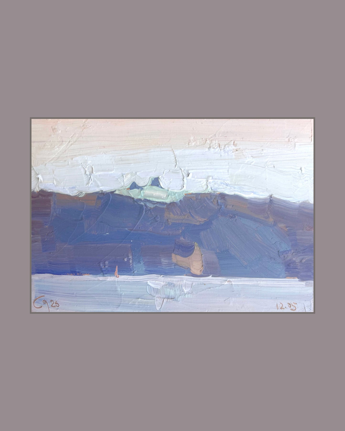 ! Lutry, twilight. 12.05.2026. 11x16 cm