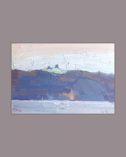 ! Lutry, twilight. 12.05.2026. 11x16 cm