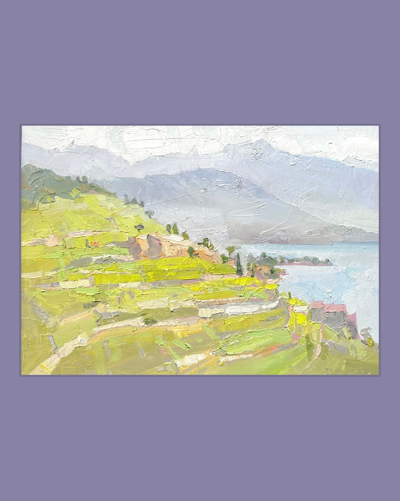 ! View from Chexbres. 27.05.2026. 26x36 cm