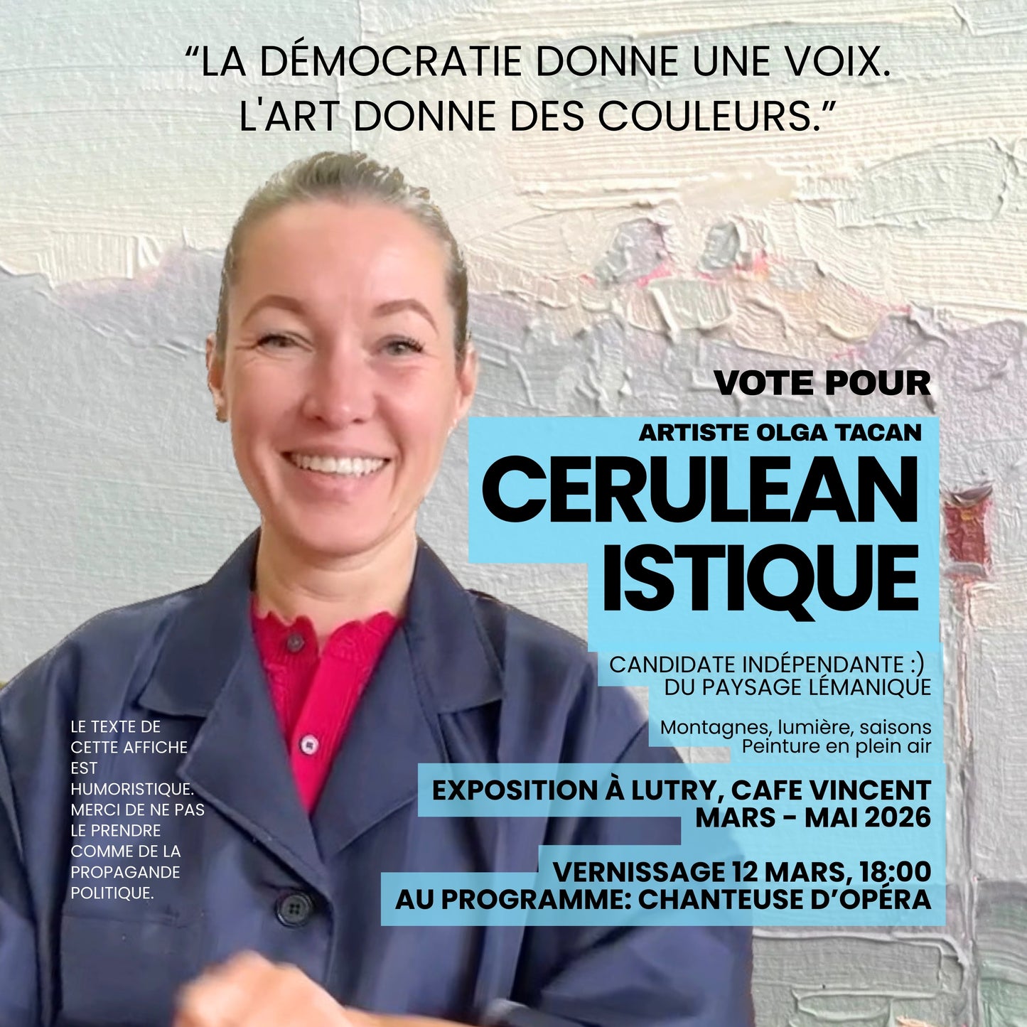 !EXPO À CAFÉ VINCENT, LUTRY: from 5 March 2026 to May 2026.