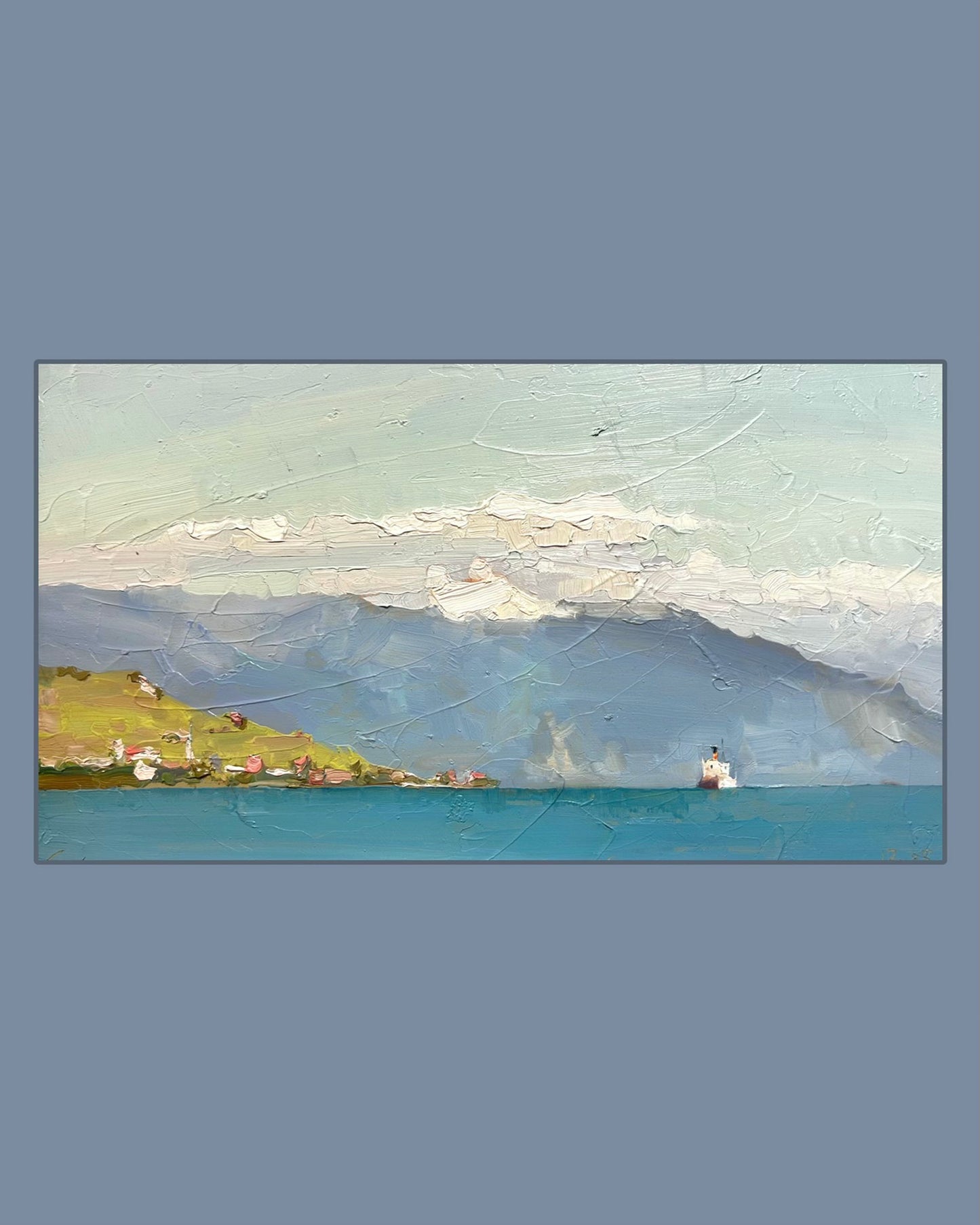 ! Lutry summer mood. Belle époque CGN. 12.05.2026. 21.5x37 cm