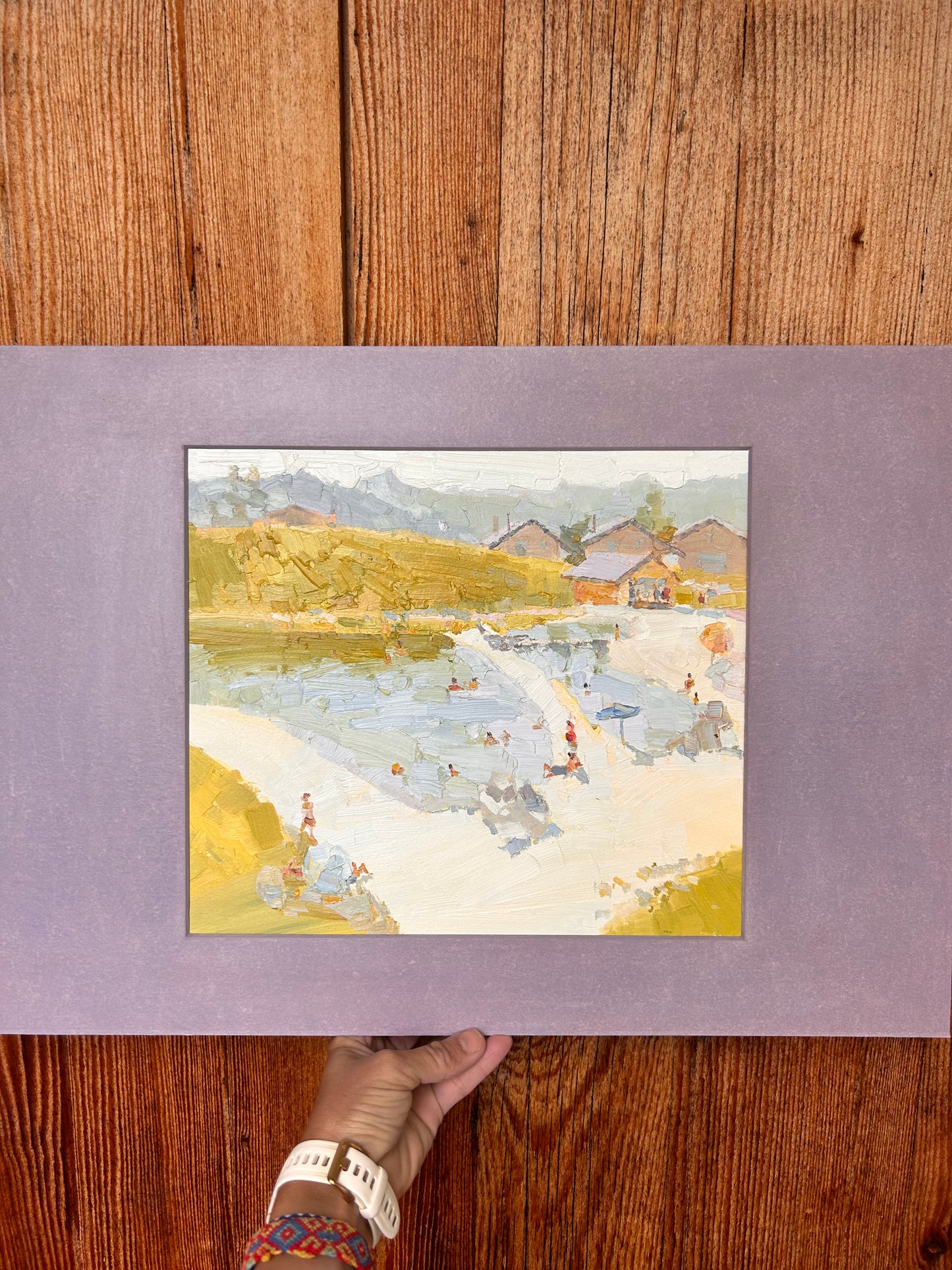 +Frience, L'été. June 2025. Hot. 25.06.2025. 26x30 cm