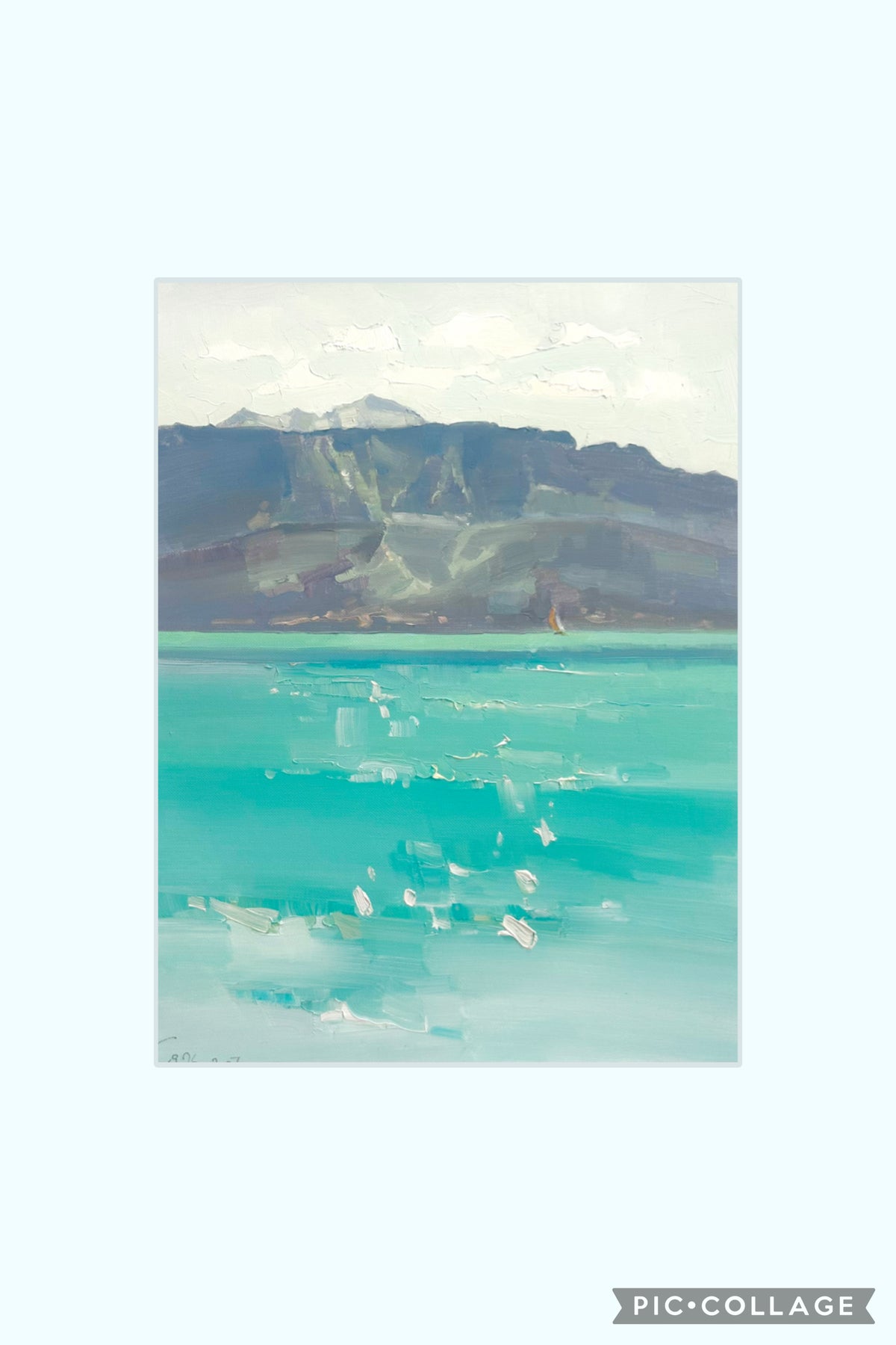 ! Dent D'Oche, Lutry. 2.07.2026. 25x34 cm