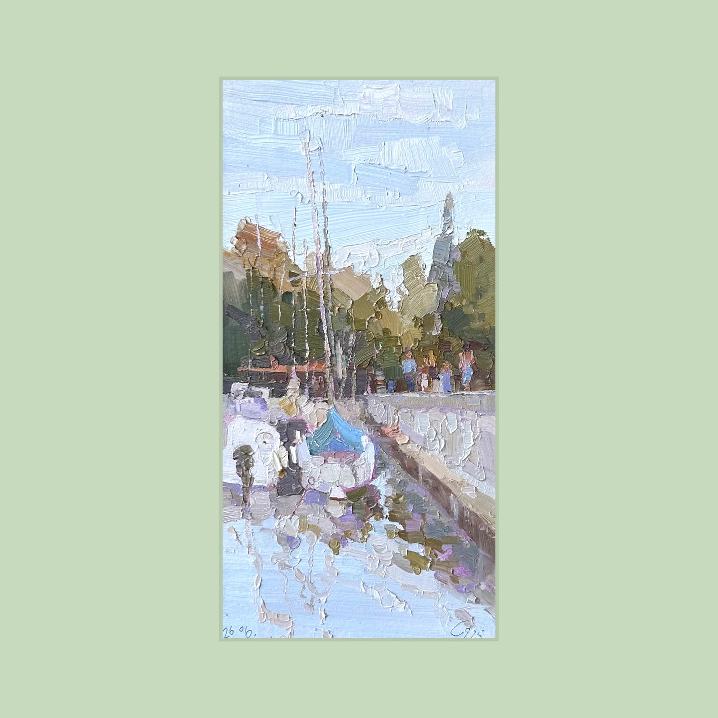 10NEW_ Afternoon light. Lutry. 26.06.2025. 13.5x28 cm.