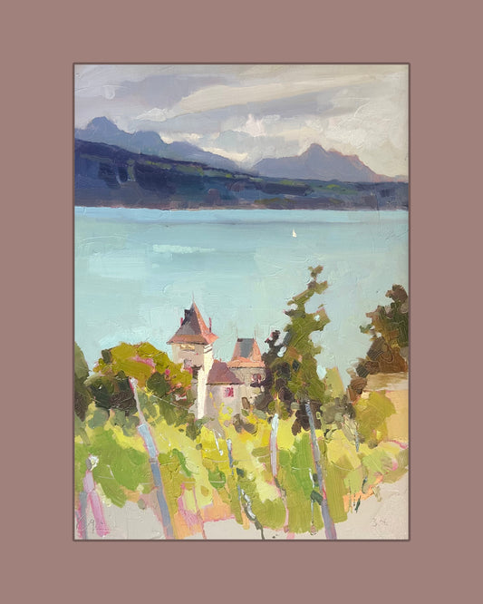 ! Les vignes. Lutry. 3.06.2026. 26x37 cm