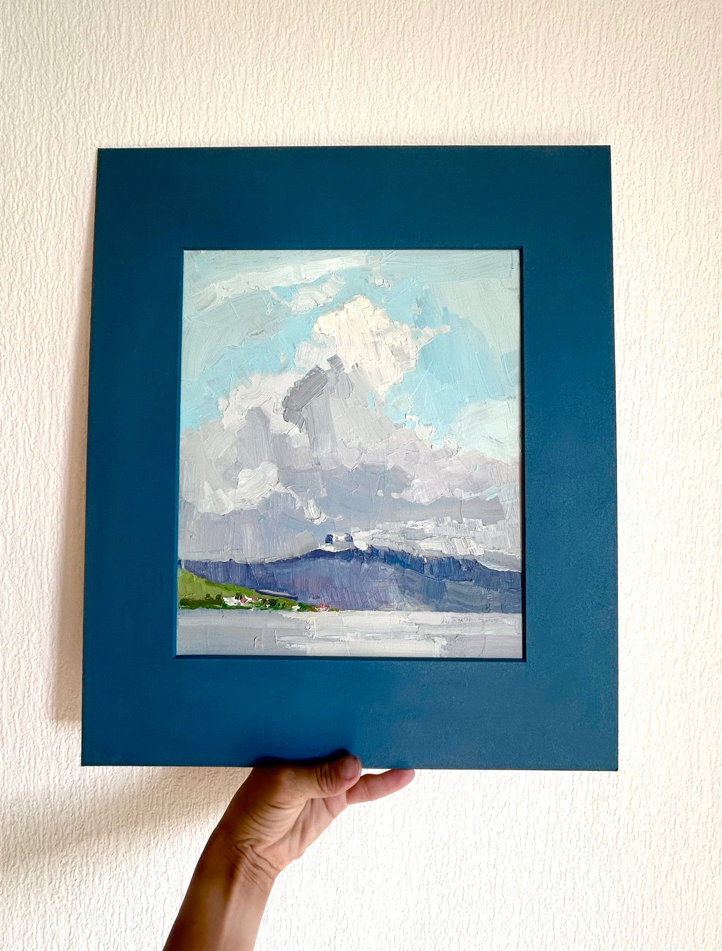 ! Clouds above the mountains. Lutry. 02.06.2026. 20x25 cm