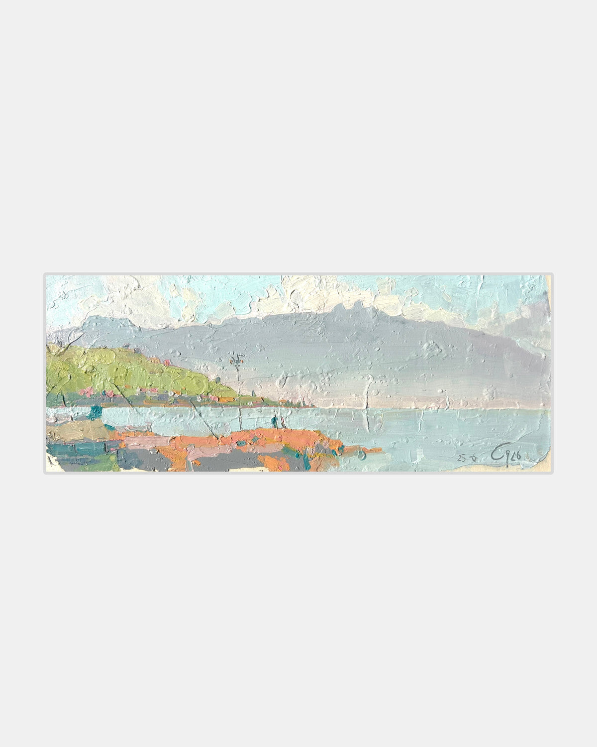 Lutry. Hafen mit Fischern. 25.06.2026. 12x30 cm