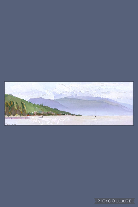 *6th August in Lutry. 6.08.2026. 13x39 cm
