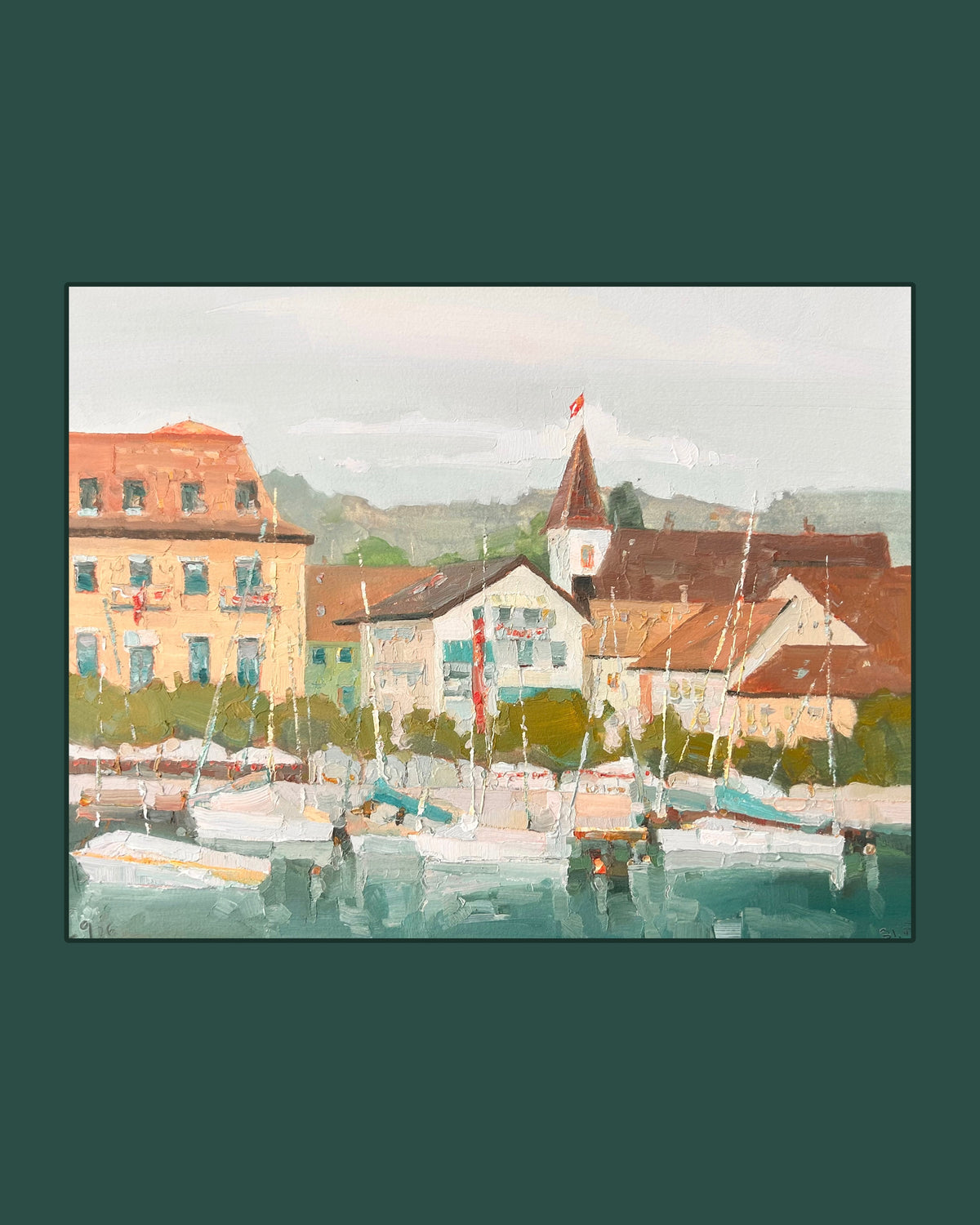 * Before the National Day, Suisse. Lutry. 31.07.2026. 26x33 cm