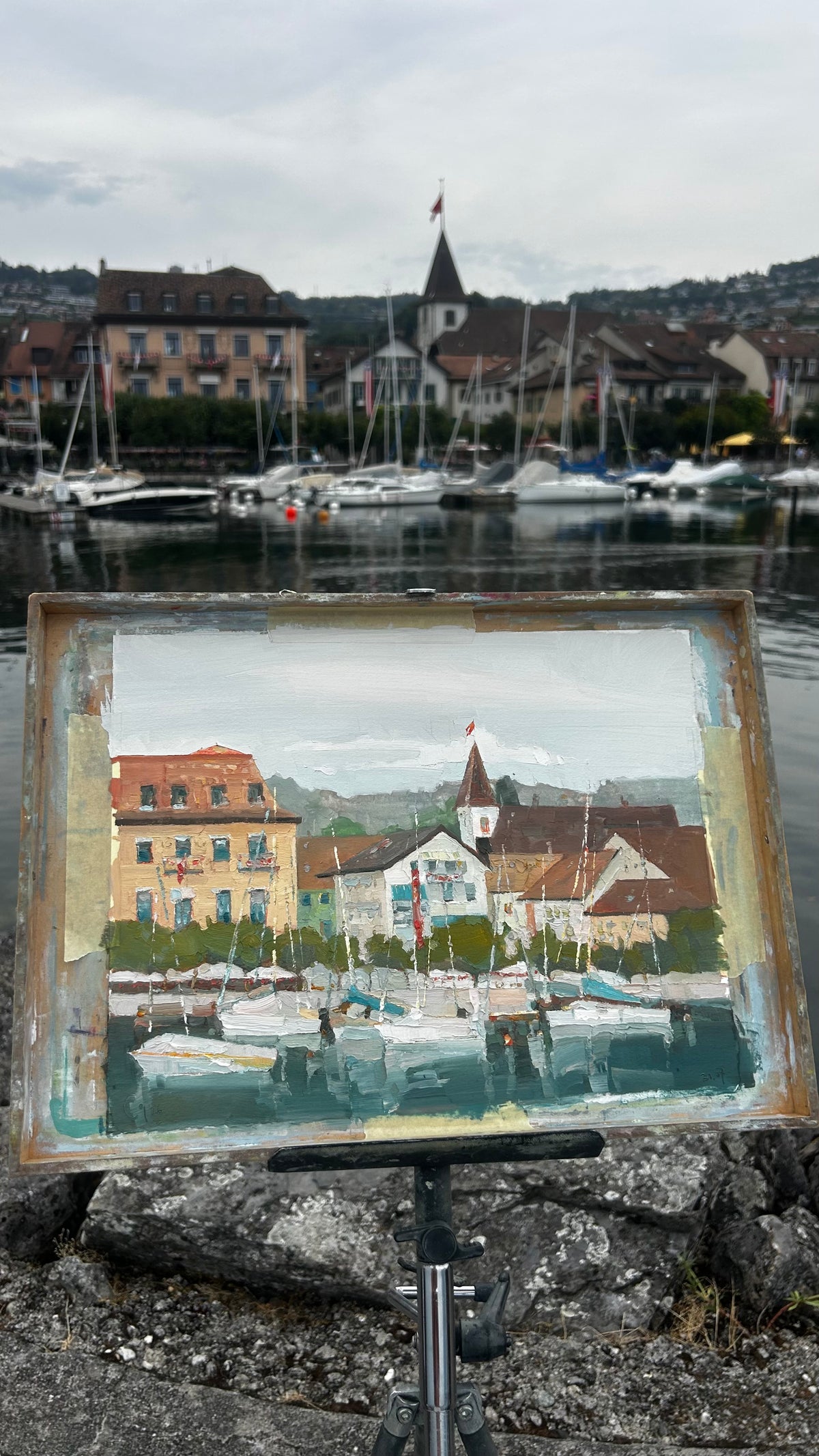 * Before the National Day, Suisse. Lutry. 31.07.2026. 26x33 cm