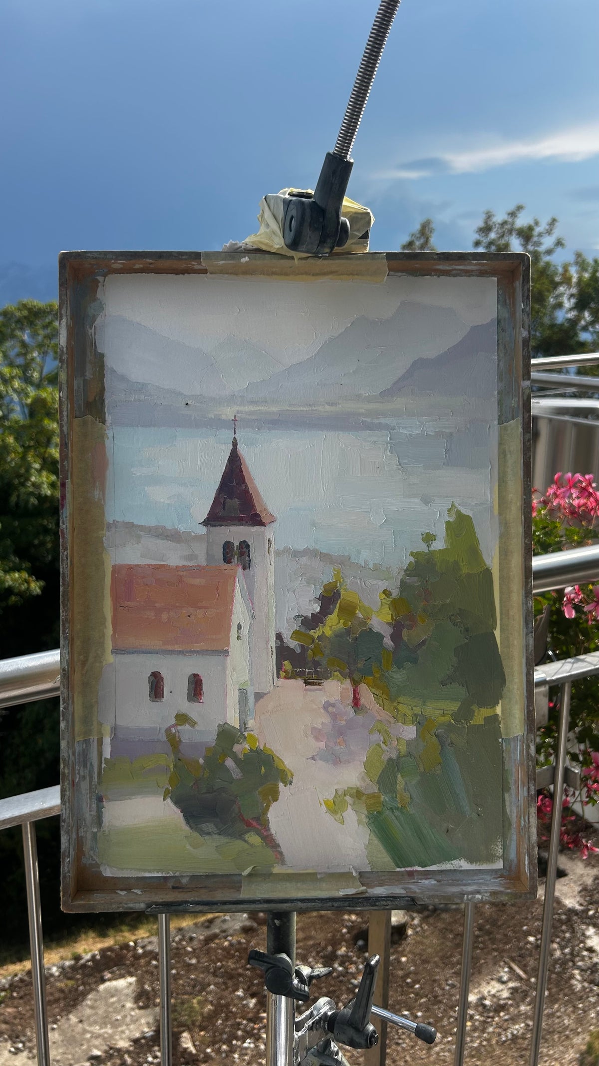 * Chapelle St.-Joseph du Mont Pèlerin. 11.08.2026. 26x40 cm